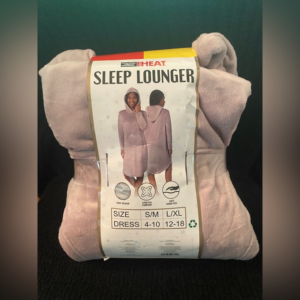 32 Degrees Sleep Lounger - Size Small, Lavender - Picture 2 of 2